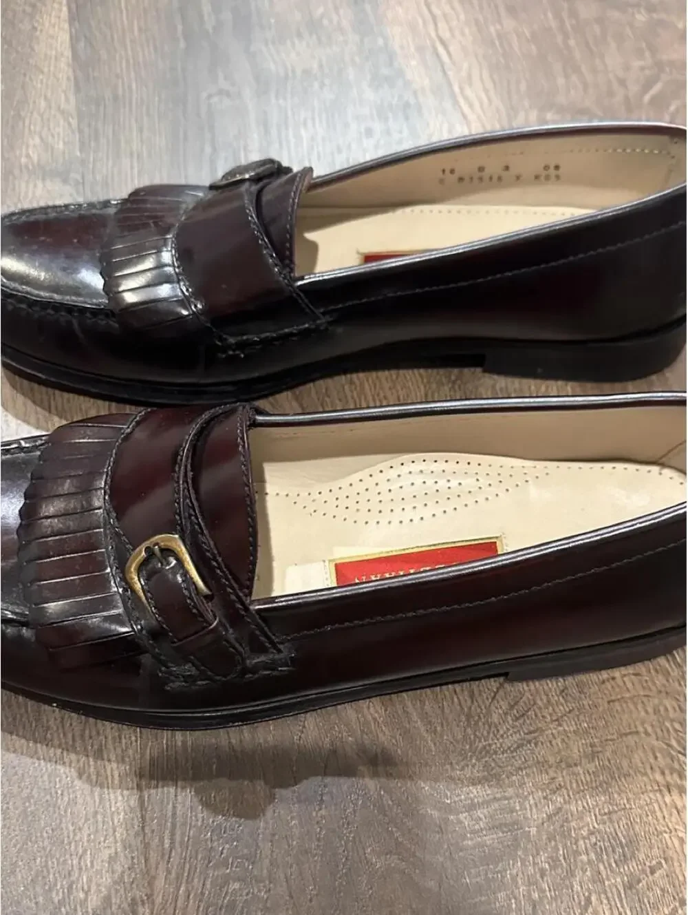 Cole Haan Men's Burgundy and Brown Loafer